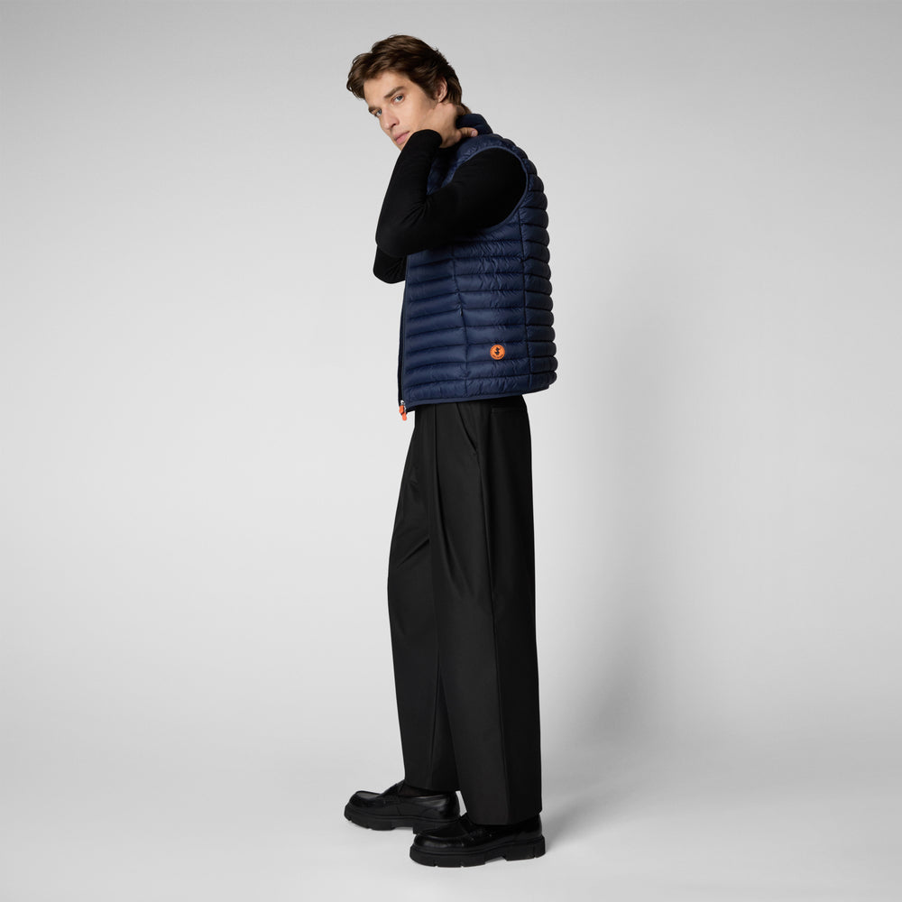 Save The Duck Gilet Imbottito Uomo Adam Blu Navy