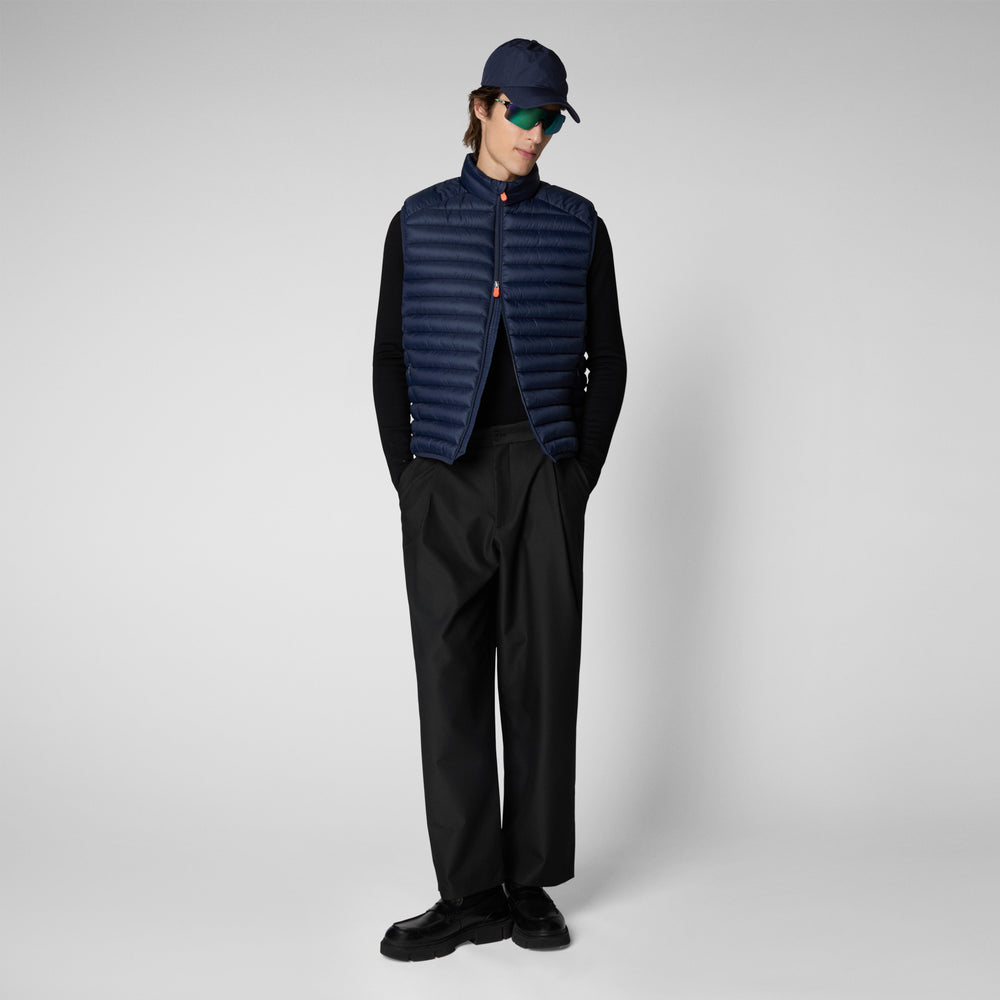 Save The Duck Gilet Imbottito Uomo Adam Blu Navy
