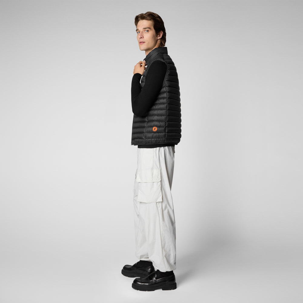 Save The Duck Gilet Imbottito Uomo Adam Nero