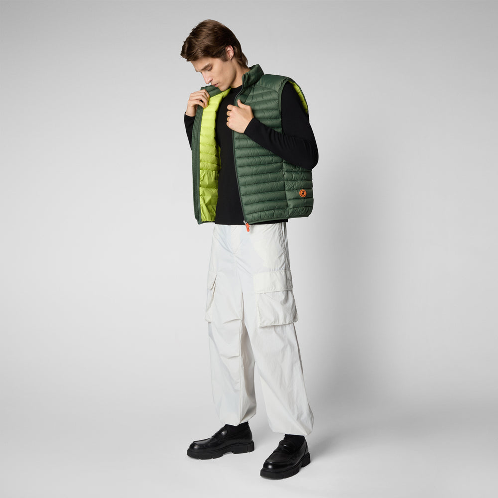 Save The Duck GILET UOMO ADAM VERDE TIMO