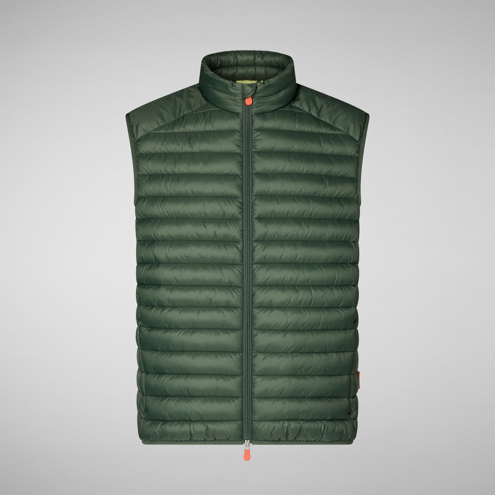 Save The Duck GILET UOMO ADAM VERDE TIMO