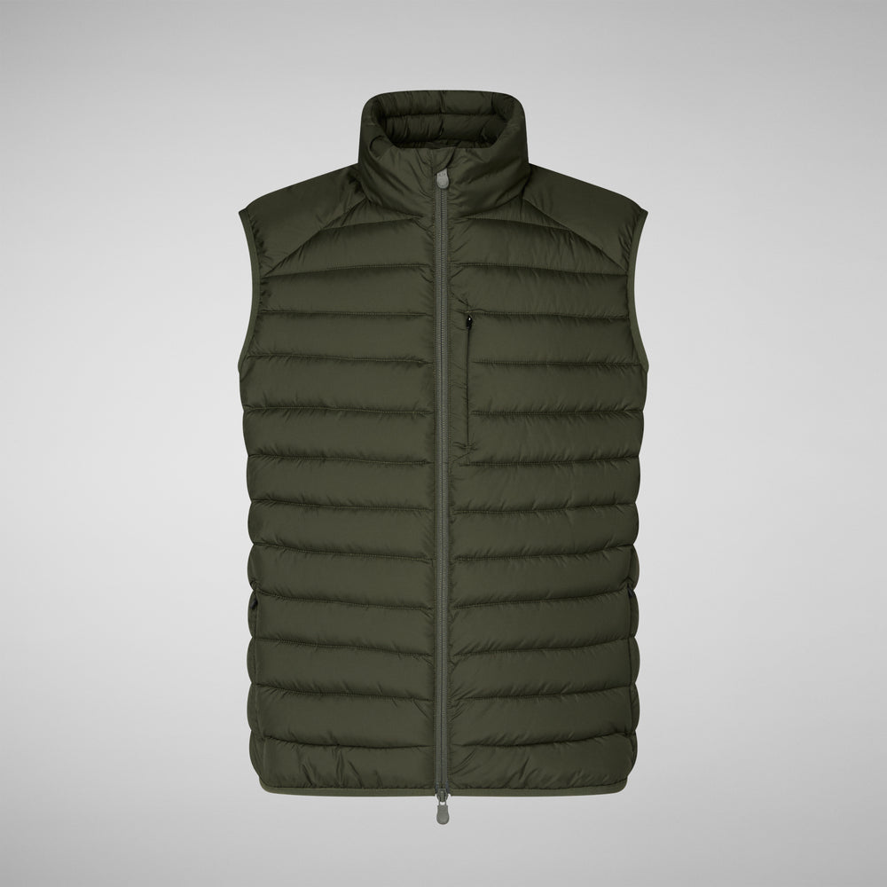 Save The Duck GILET UOMO RHUS DUSTY OLIVE
