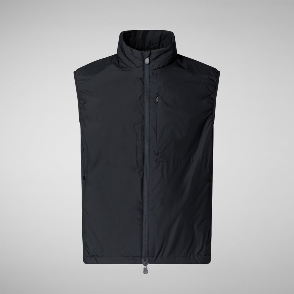 Save The Duck GILET UOMO TURNER IN BLU NERO