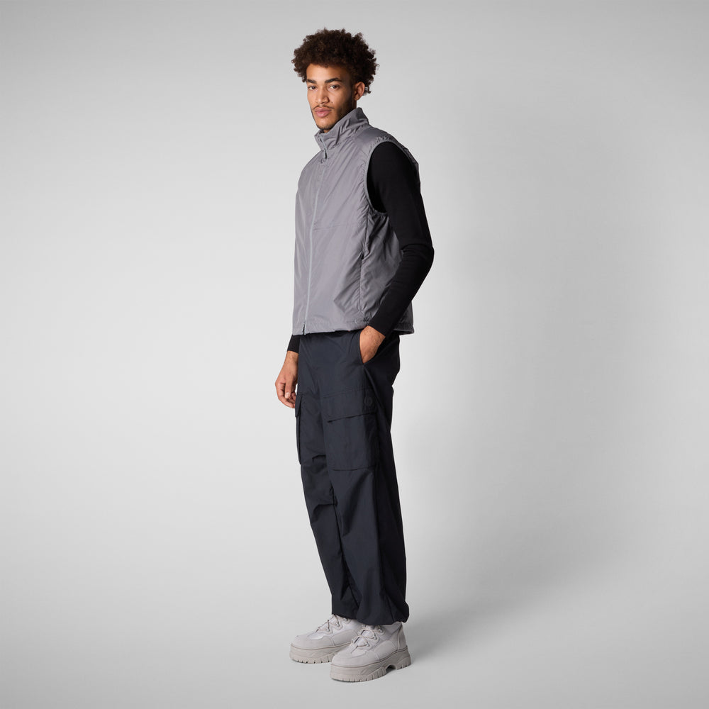 Save The Duck GILET UOMO TURNER IN MID GREY