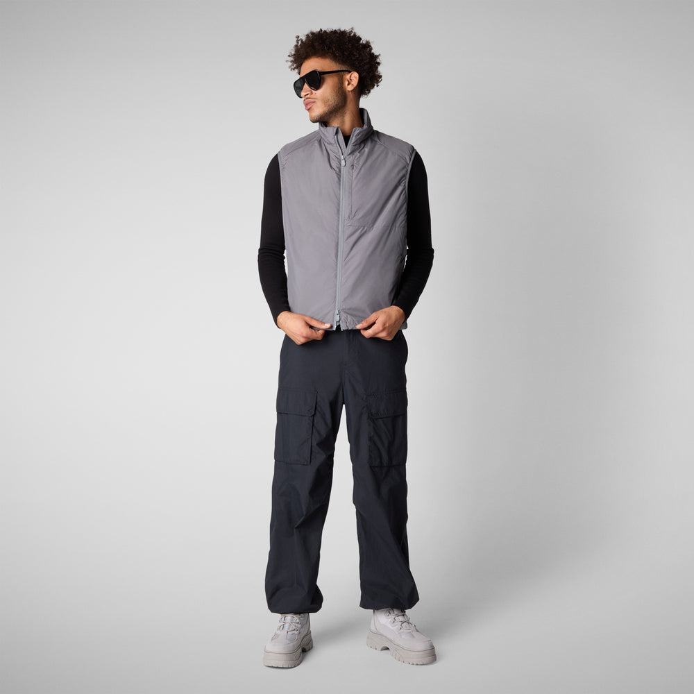 Save The Duck GILET UOMO TURNER IN MID GREY