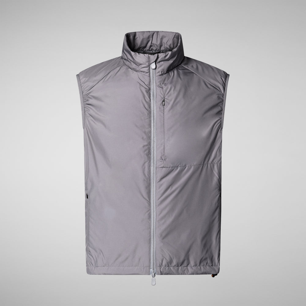 Save The Duck GILET UOMO TURNER IN MID GREY