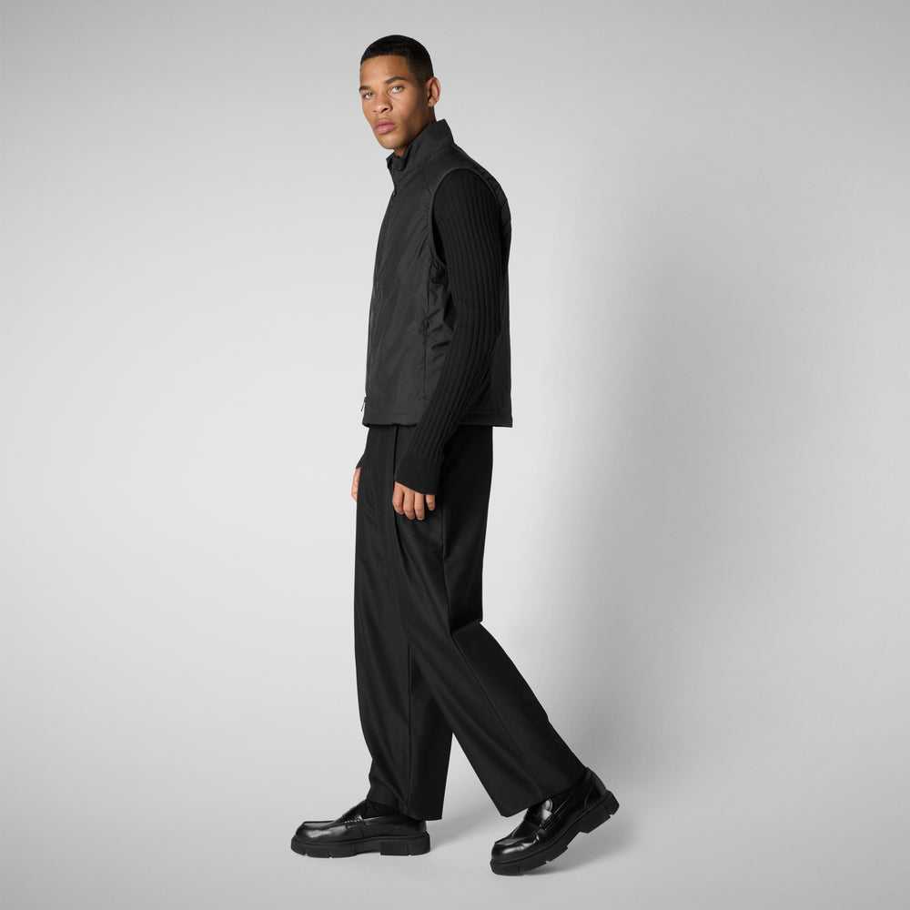 Save The Duck GILET UOMO TURNER IN NERO