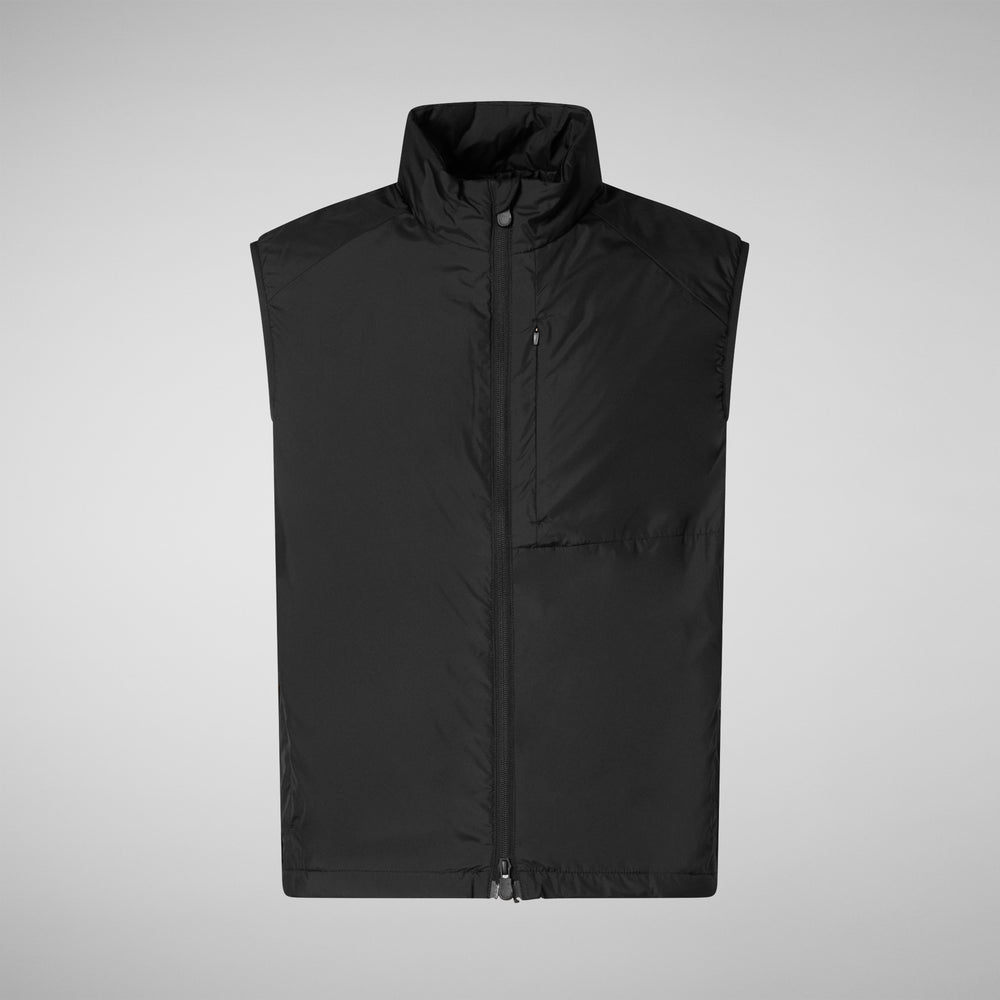 Save The Duck GILET UOMO TURNER IN NERO