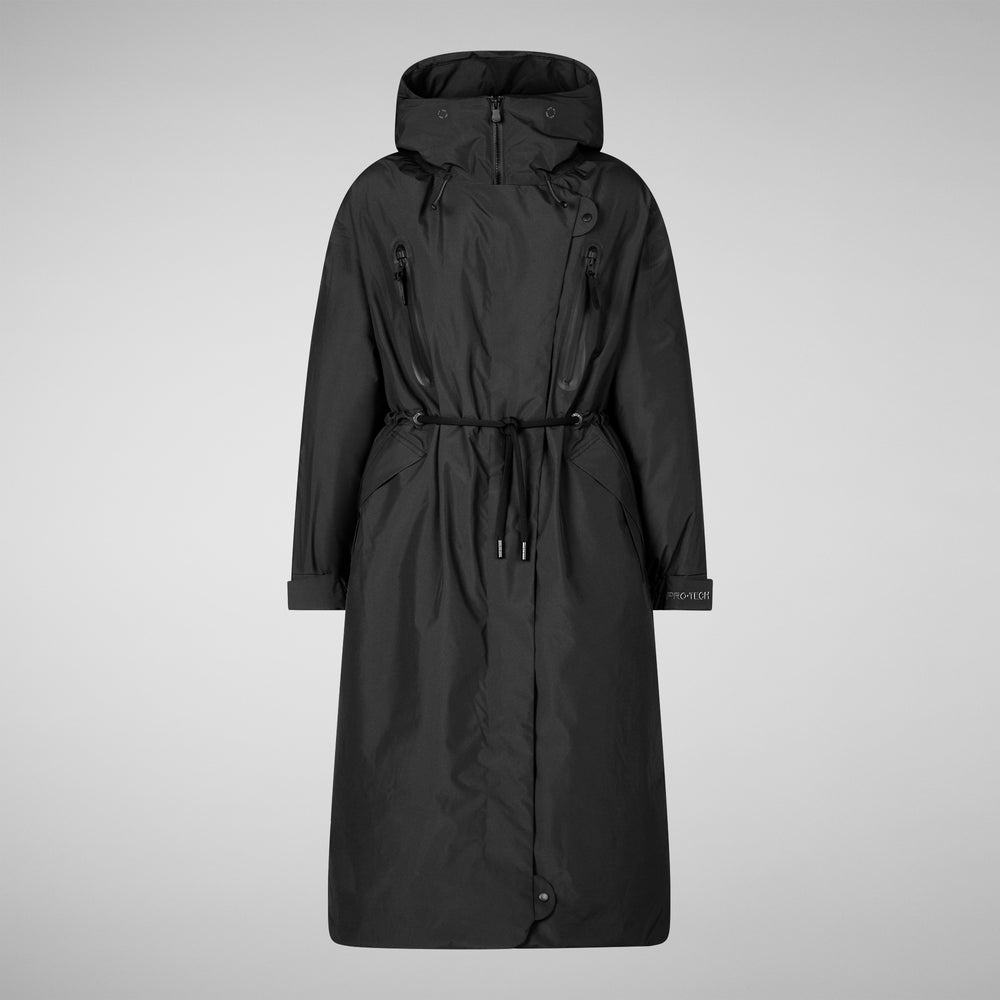 Save The Duck PARKA CON CAPPUCCIO DONNA REIRA NERO
