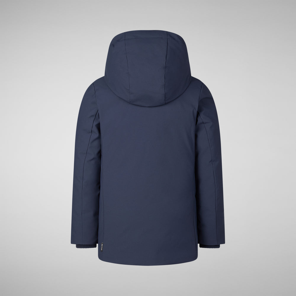 Save The Duck PARKA CON CAPPUCCIO THEO BLU NAVY