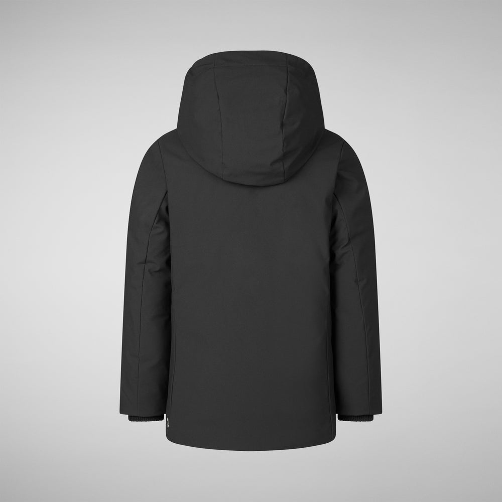 Save The Duck PARKA CON CAPPUCCIO THEO NERO