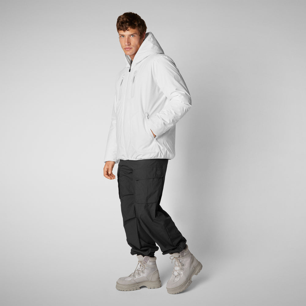 Save The Duck PARKA UOMO BENEDICT IN WHITE