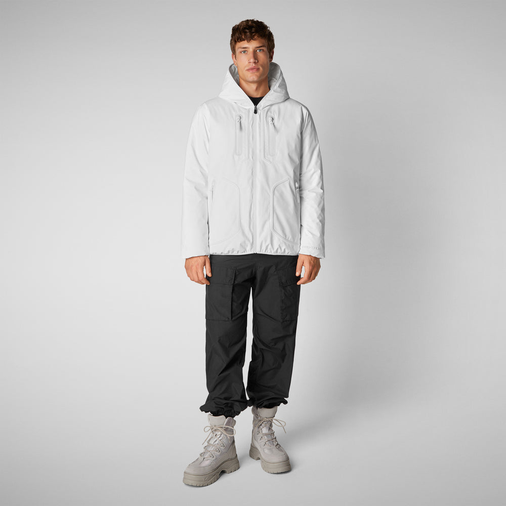 Save the duck PARKA UOMO BENEDICT IN WHITE