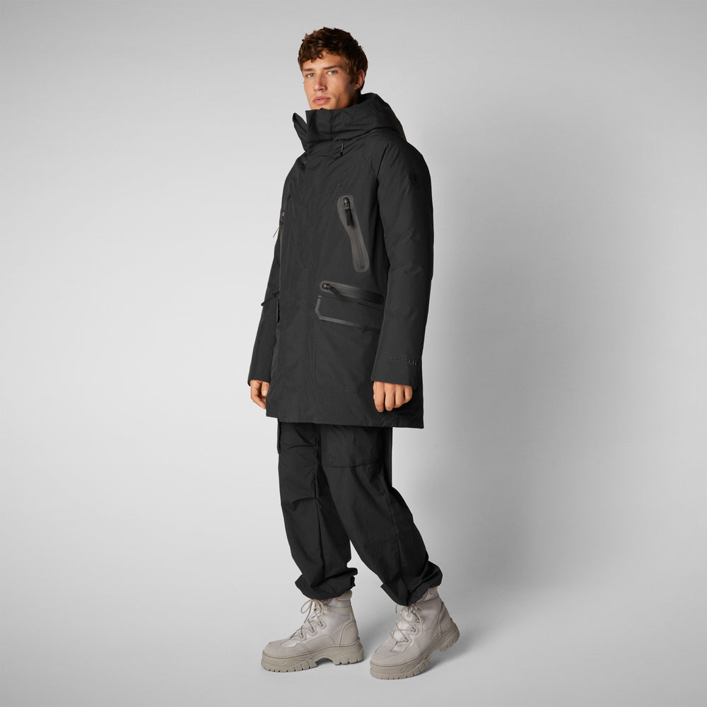 Save The Duck PARKA UOMO HARVEY IN NERO