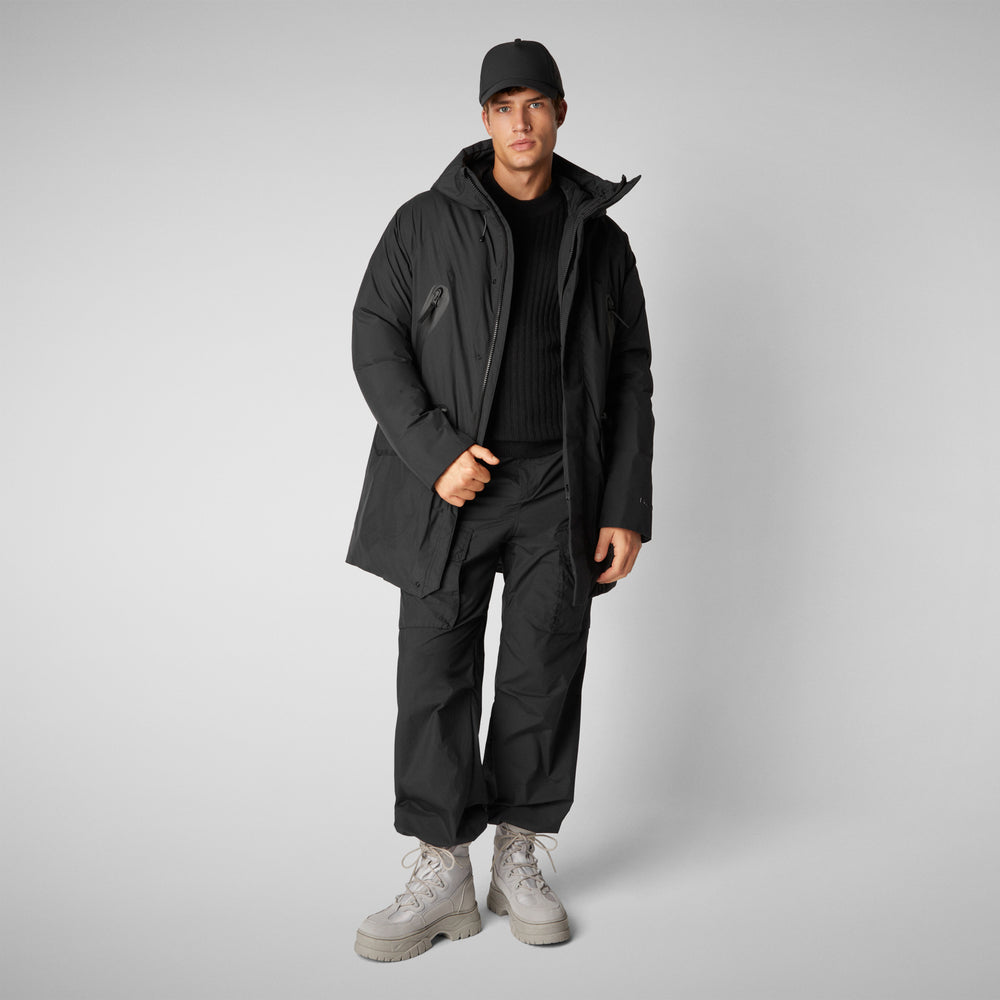 Save The Duck PARKA UOMO HARVEY IN NERO
