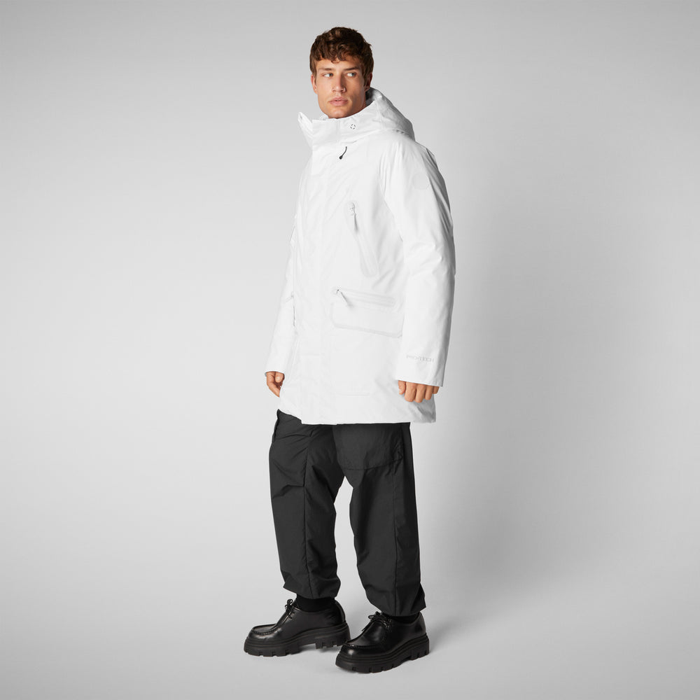 Save The Duck PARKA UOMO HARVEY IN WHITE