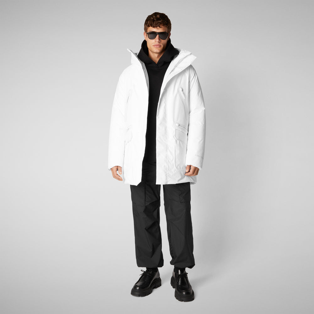 Save The Duck PARKA UOMO HARVEY IN WHITE