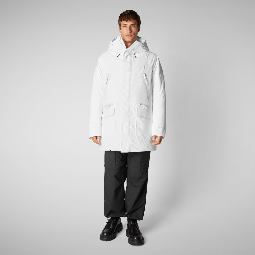Save the duck PARKA UOMO HARVEY IN WHITE