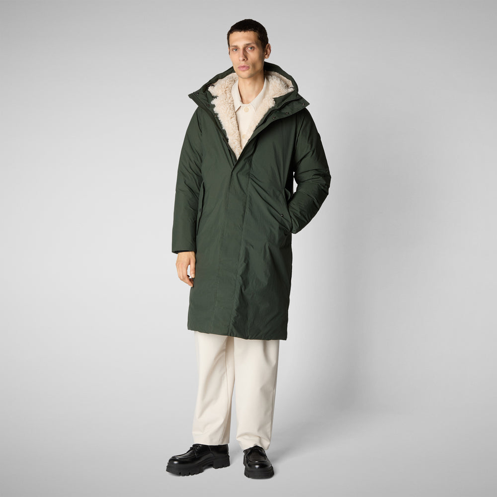 Save The Duck PARKA UOMO KILLIAN IN LAND GREEN