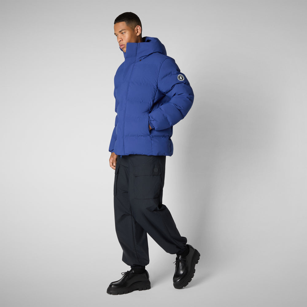Save The Duck PARKA UOMO LELAND IN ECLIPSE BLUE