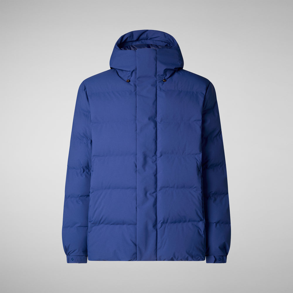 Save The Duck PARKA UOMO LELAND IN ECLIPSE BLUE