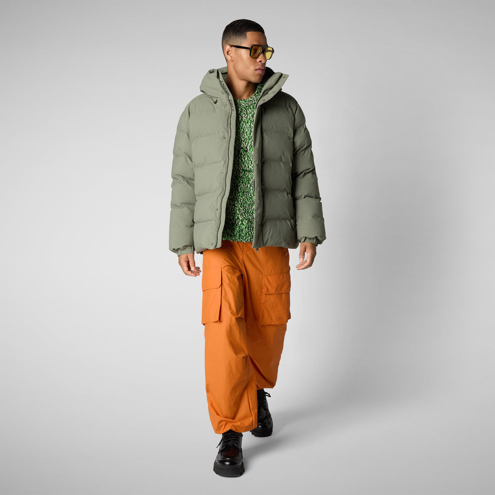 Save The Duck PARKA UOMO LELAND IN SWAMP GREEN