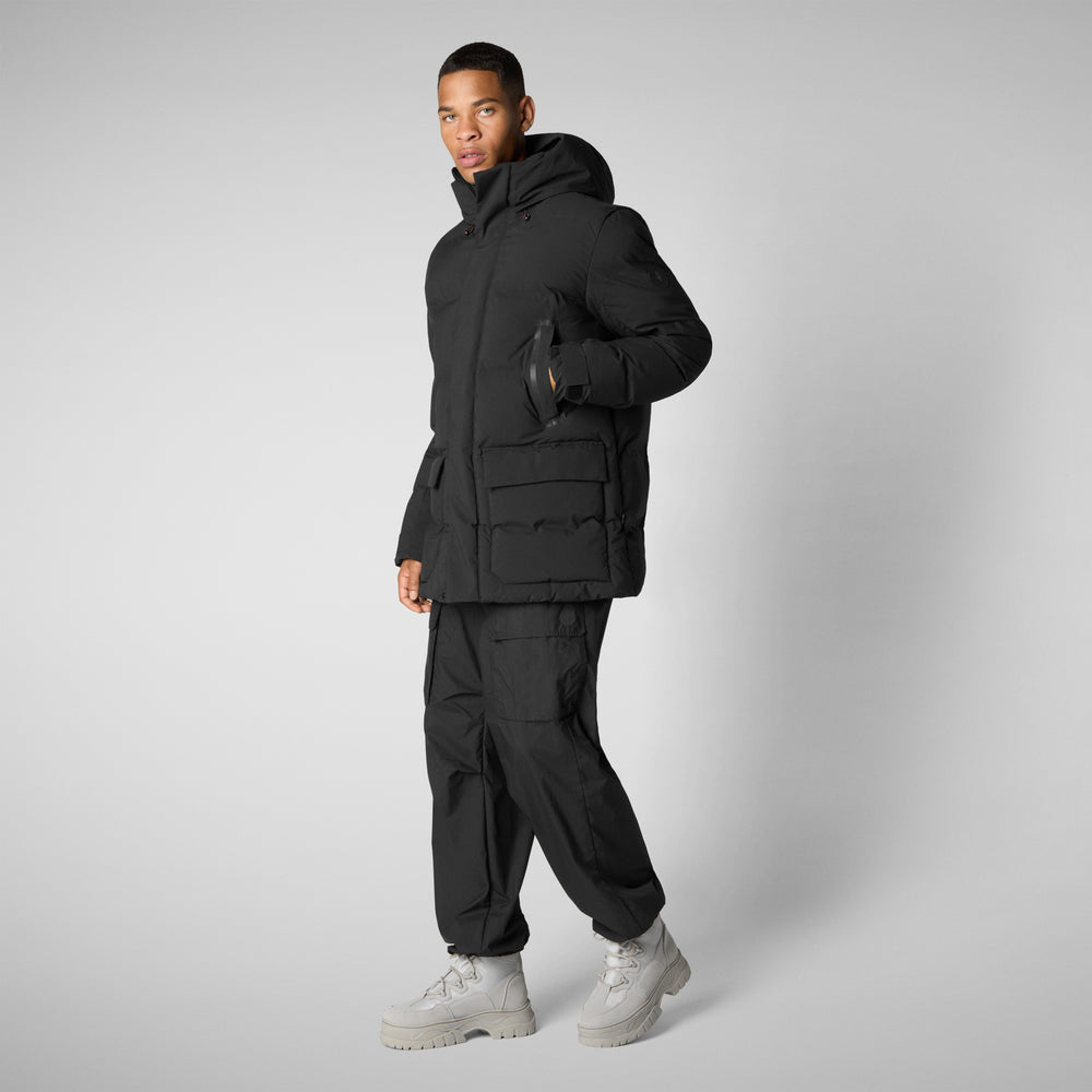 Save The Duck PARKA UOMO QUINLAN IN NERO