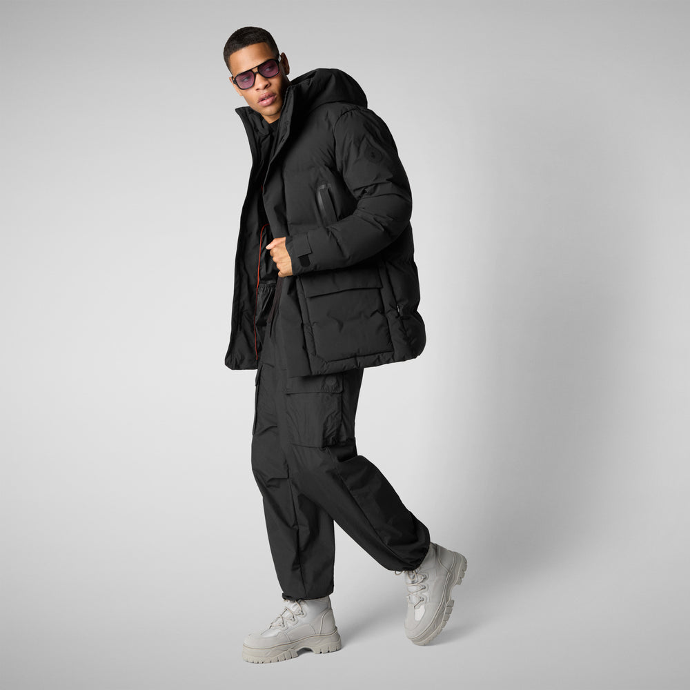 Save The Duck PARKA UOMO QUINLAN IN NERO