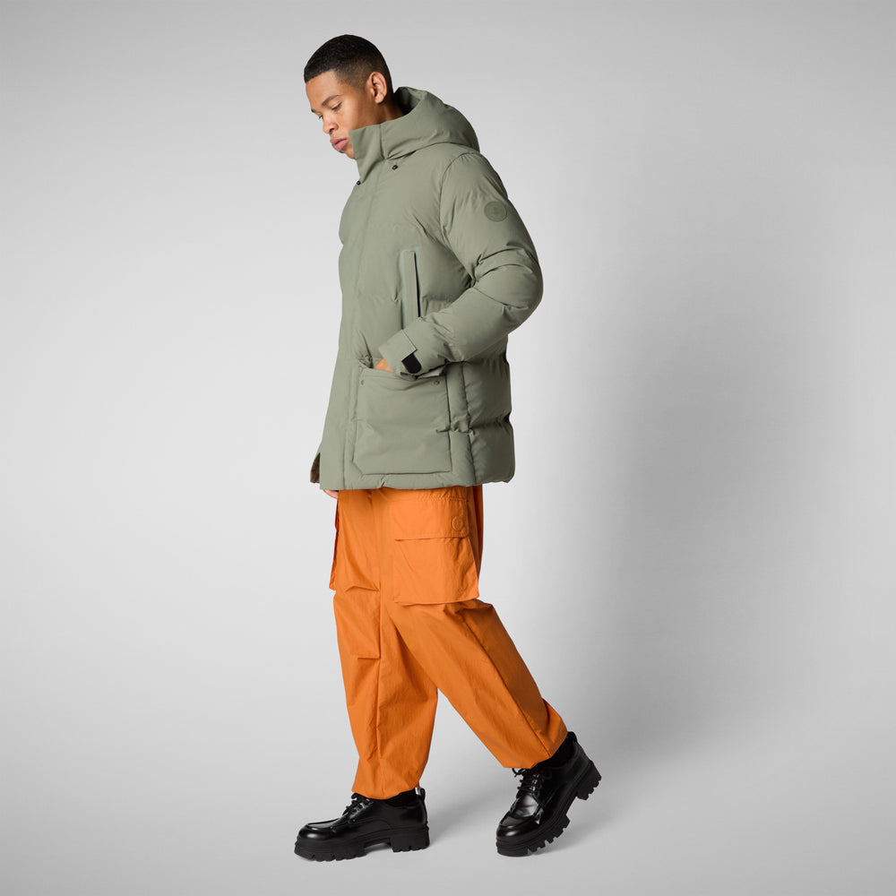 Save The Duck PARKA UOMO QUINLAN IN SWAMP GREEN