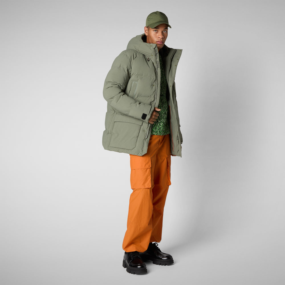 Save The Duck PARKA UOMO QUINLAN IN SWAMP GREEN