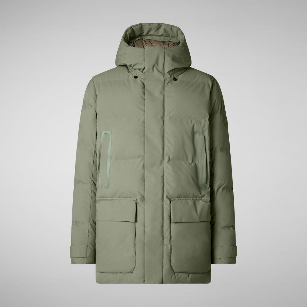 Save The Duck PARKA UOMO QUINLAN IN SWAMP GREEN