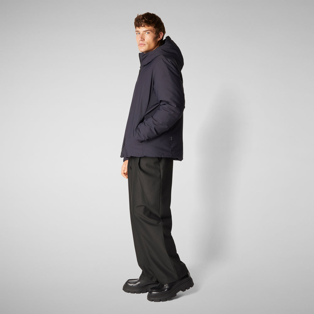 Save The Duck PARKA UOMO SABAL IN BLU NERO