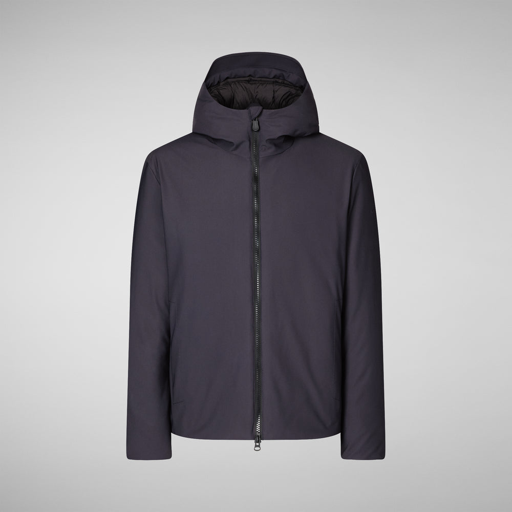 Save The Duck PARKA UOMO SABAL IN BLU NERO