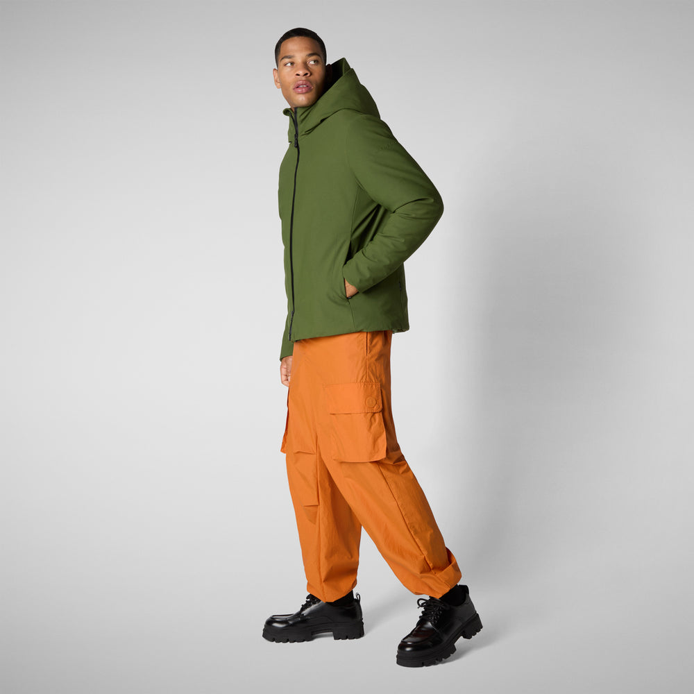 Save The Duck PARKA UOMO SABAL IN MOSS GREEN