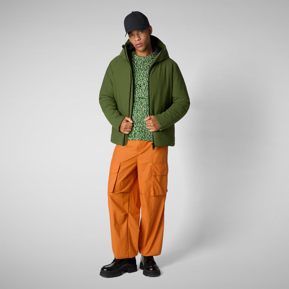 Save The Duck PARKA UOMO SABAL IN MOSS GREEN