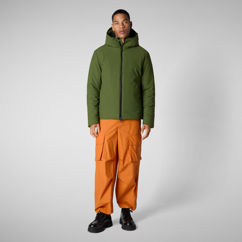 Save the duck PARKA UOMO SABAL IN MOSS GREEN