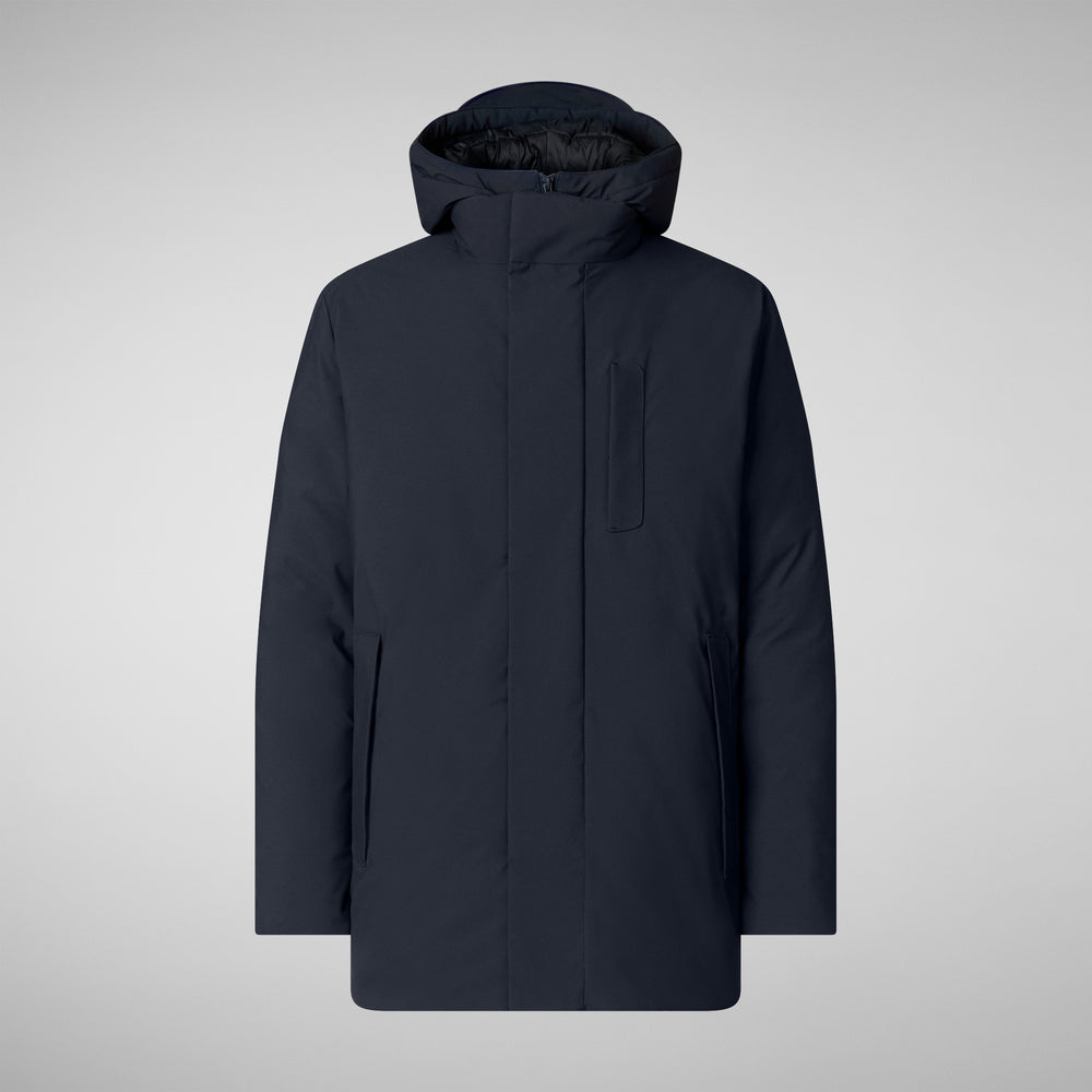 Save The Duck PARKA UOMO SESLE IN BLU NERO