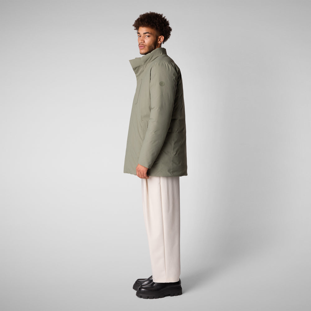 Save The Duck PARKA UOMO SESLE IN SWAMP GREEN