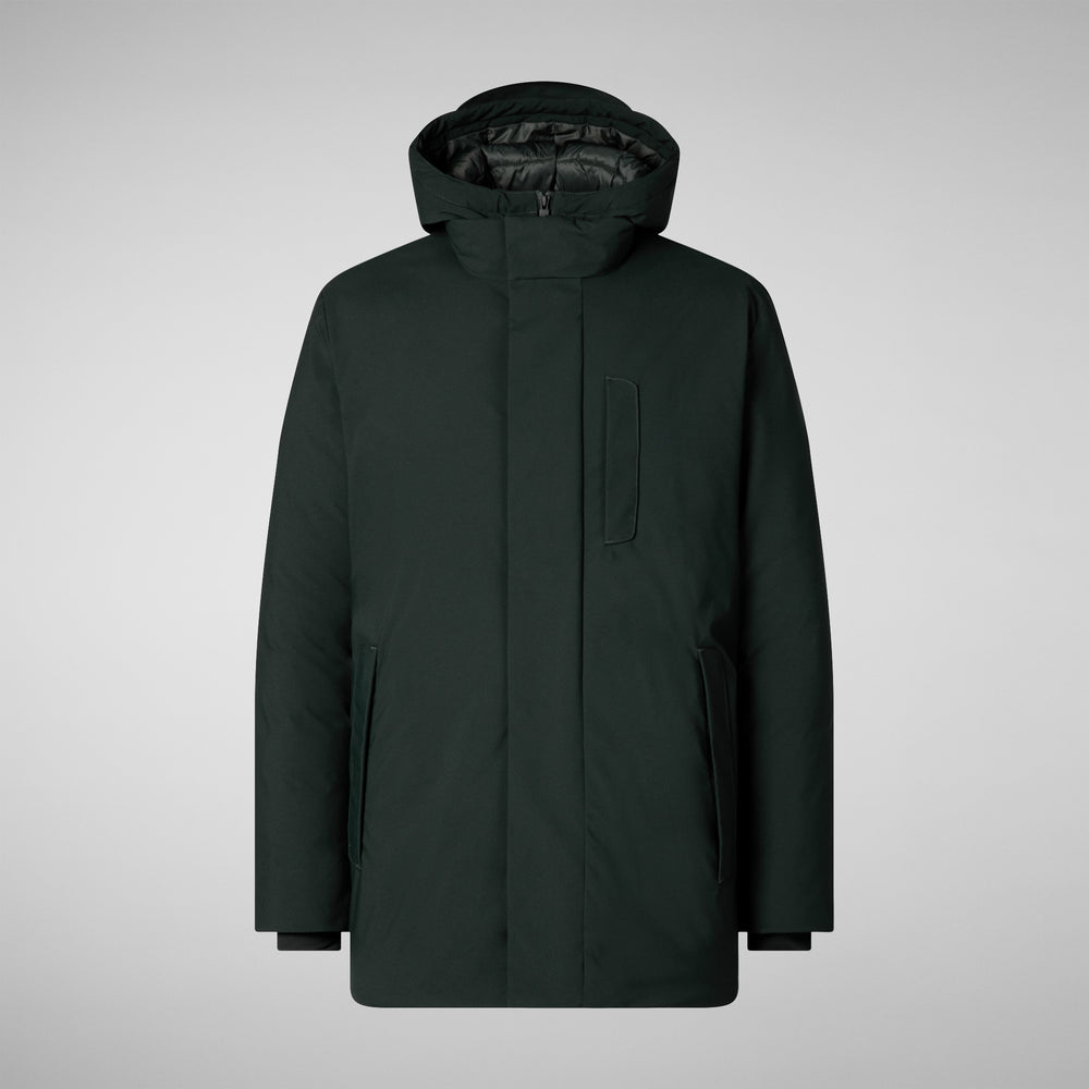 Save The Duck PARKA UOMO SESLE VERDE NERO