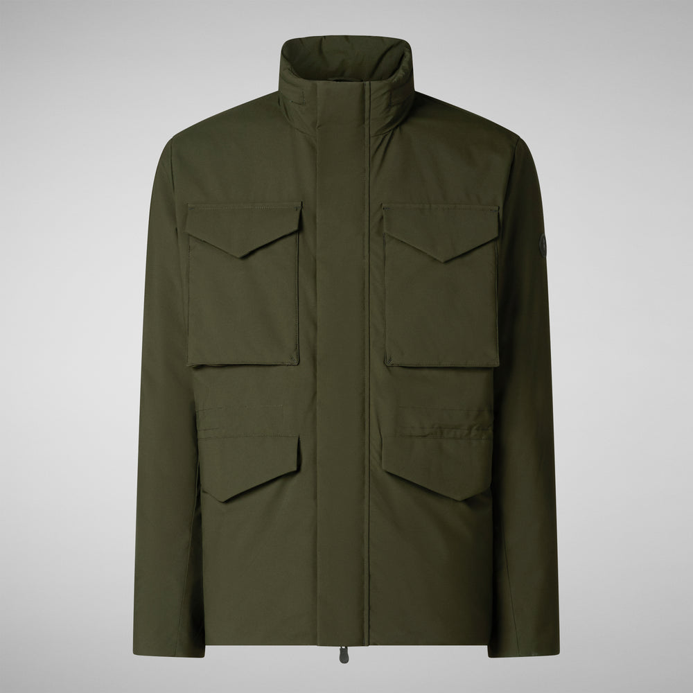 Save The Duck PARKA UOMO TRENTON IN LAND GREEN