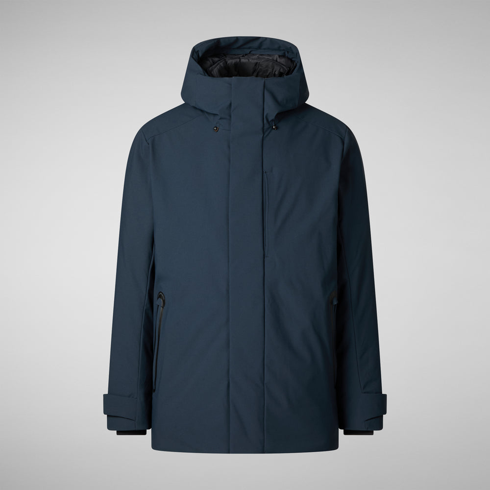 Save The Duck PARKA UOMO WILDER IN BLU NERO