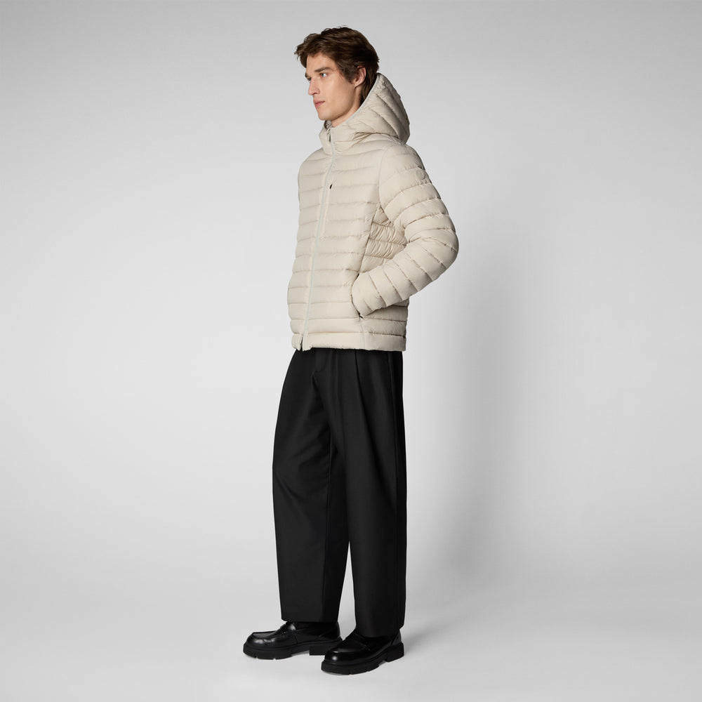 Save The Duck PIUMINO UOMO JUNCUS RAINY BEIGE