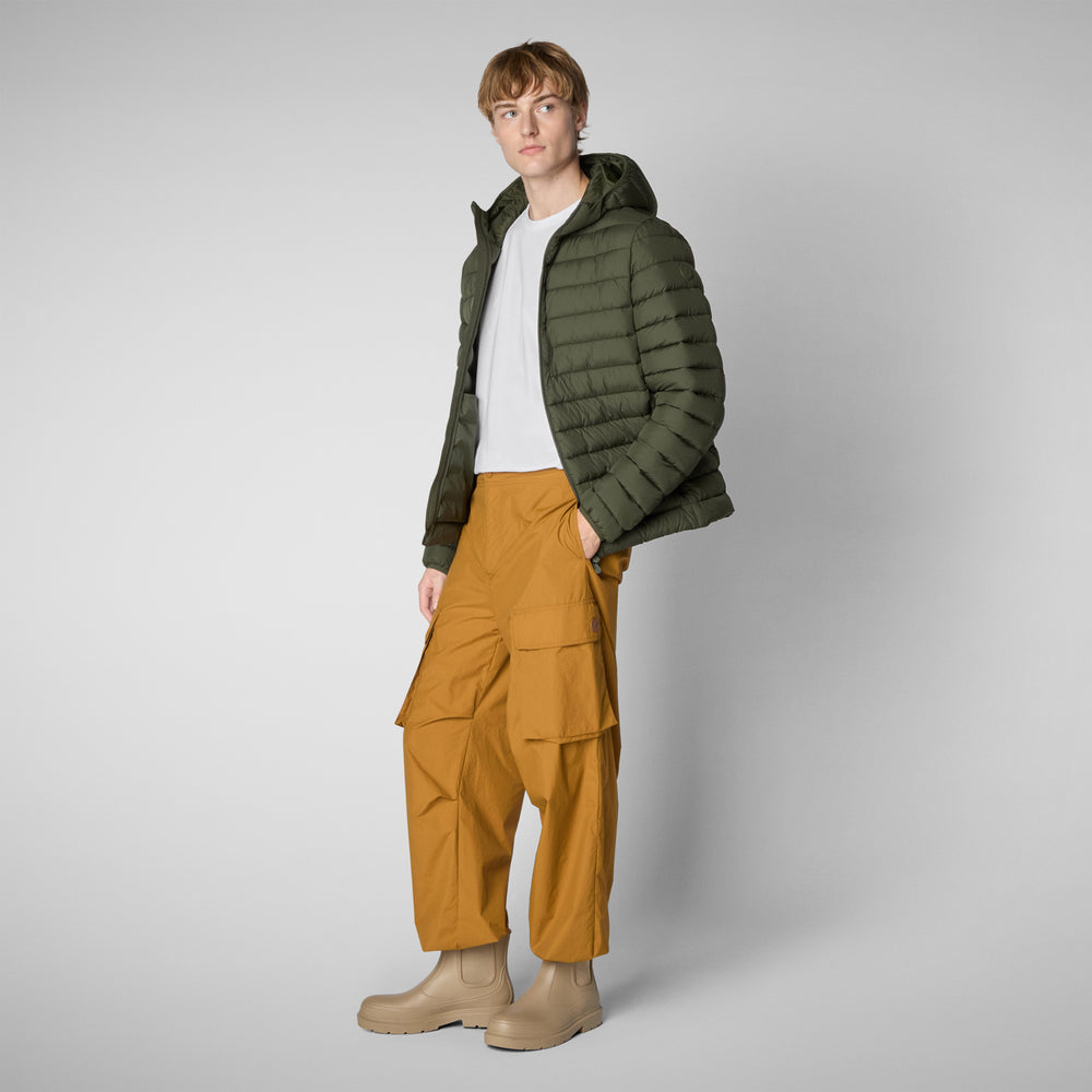 Save The Duck PIUMINO UOMO JUNCUS VERDE OLIVA