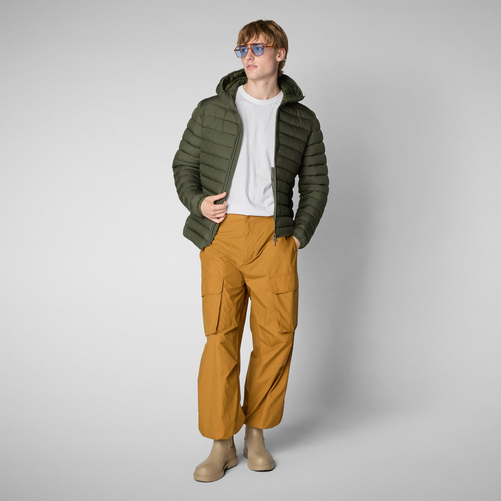 Save The Duck PIUMINO UOMO JUNCUS VERDE OLIVA