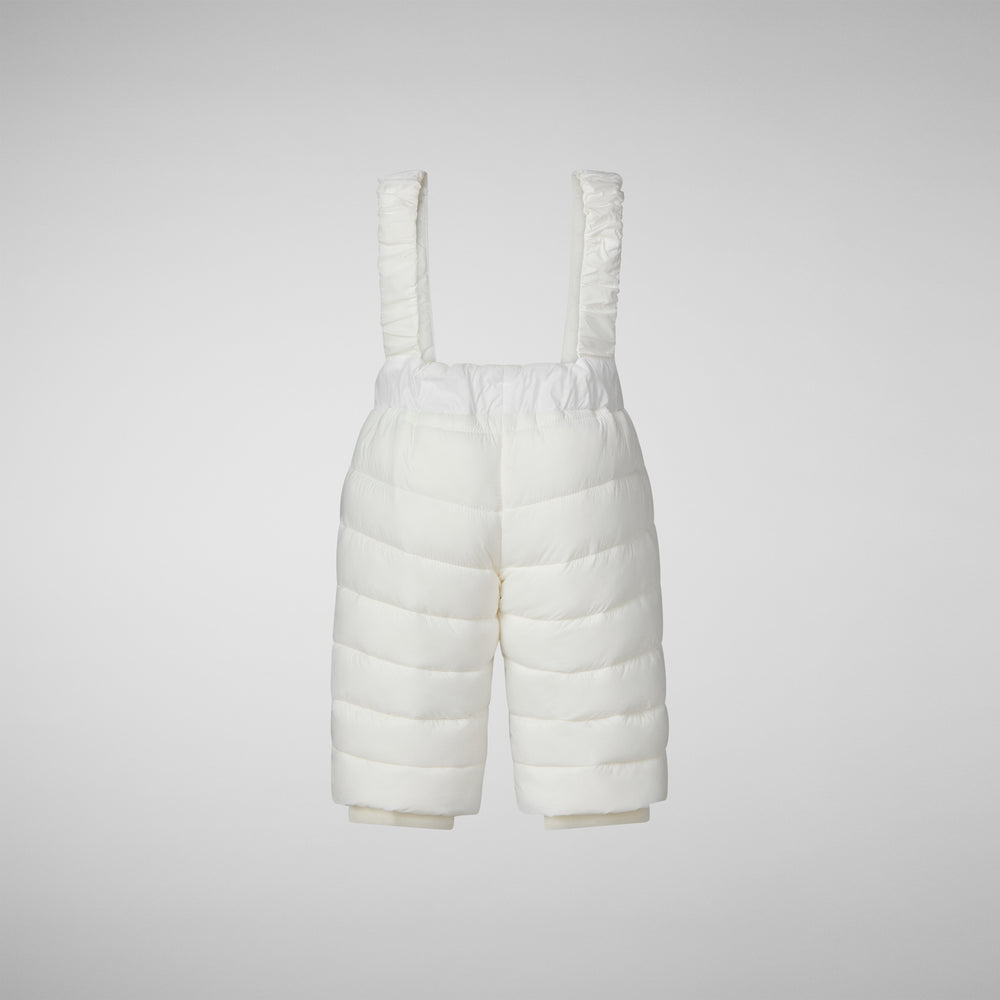 Save The Duck SALOPETTE NEONATO JUNI IN OFF WHITE