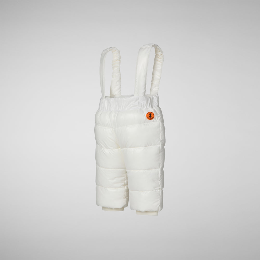 Save The Duck SALOPETTE NEONATO ULMI IN OFF WHITE