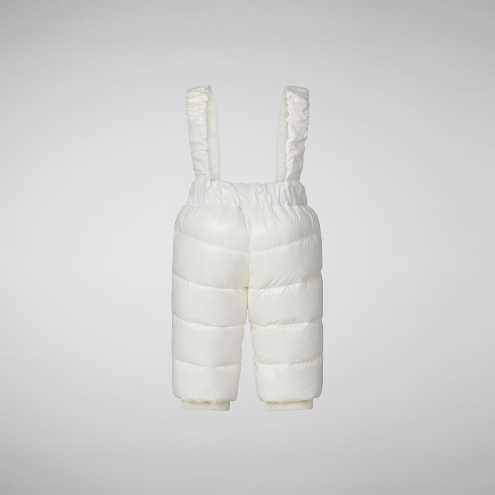 Save The Duck SALOPETTE NEONATO ULMI IN OFF WHITE