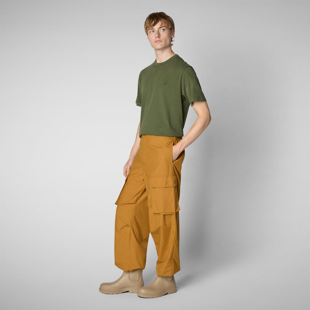 Save The Duck T-SHIRT UOMO BRAM IN MOSS GREEN