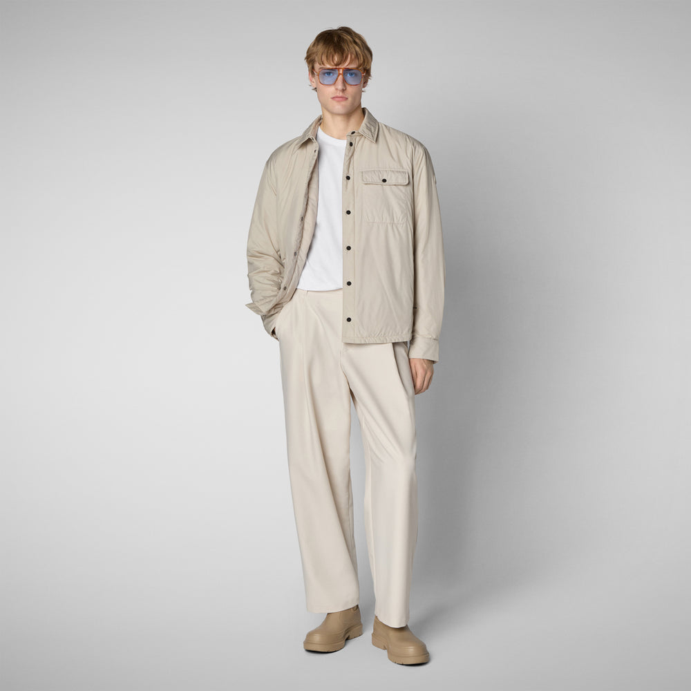 Save The Duck T-SHIRT UOMO BRAM IN OFF WHITE