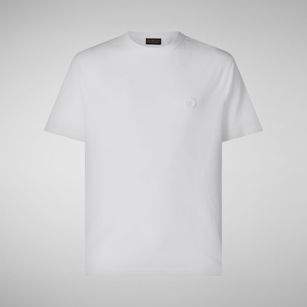 Save The Duck T-SHIRT UOMO BRAM IN OFF WHITE